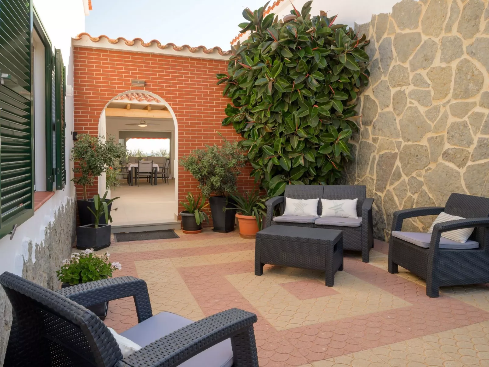 Villa Ponti A5 - direkt am Meer-Drinnen