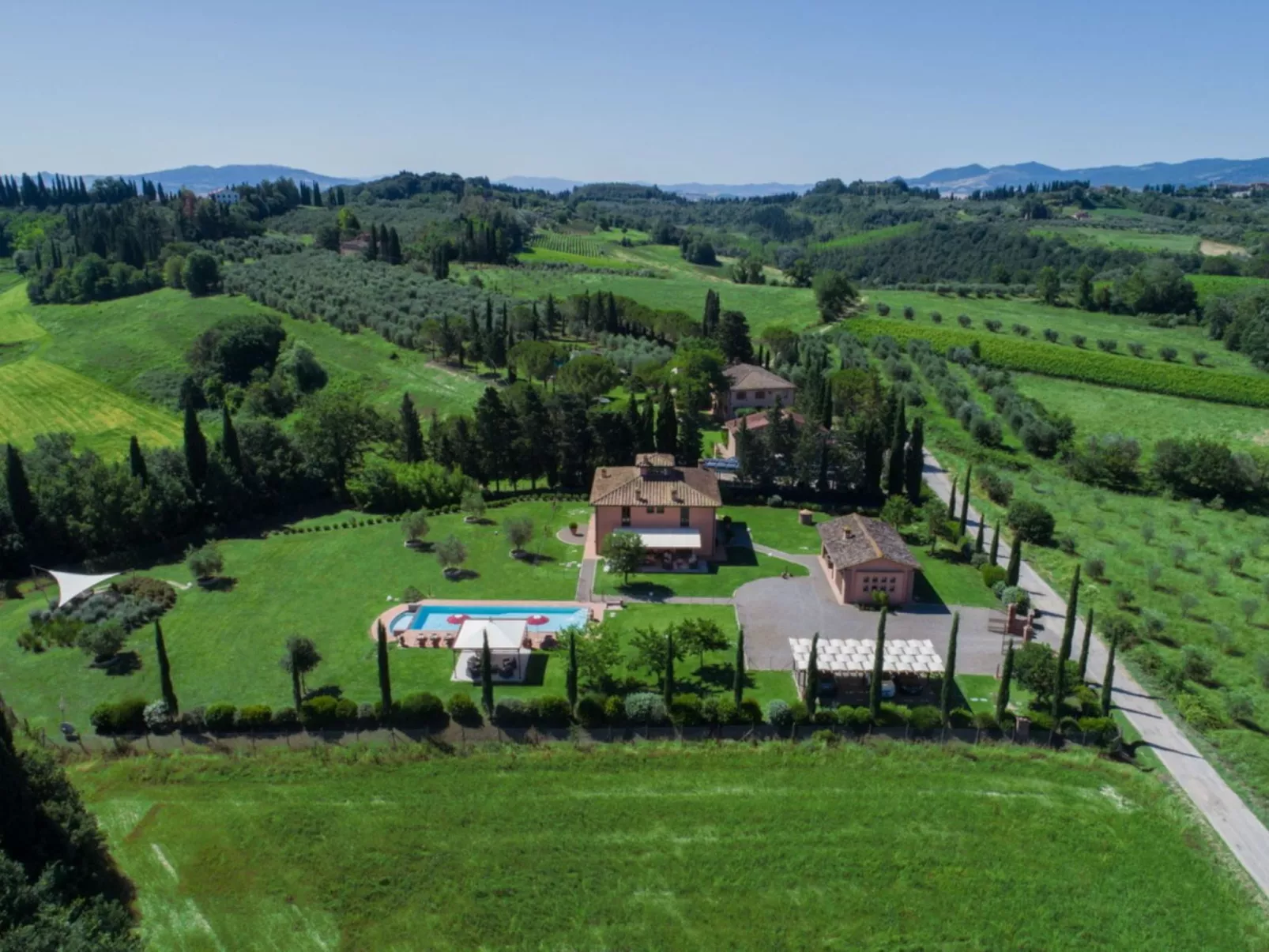 Villa mit privatem Pool zwischen Pisa und Volterra-Dehors