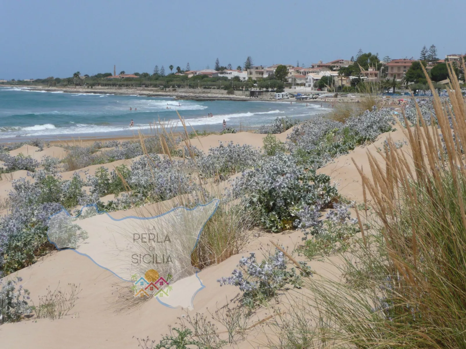 Schöner zentraler Bungalow direkt am Sandstrand auf Sizilien-Outside