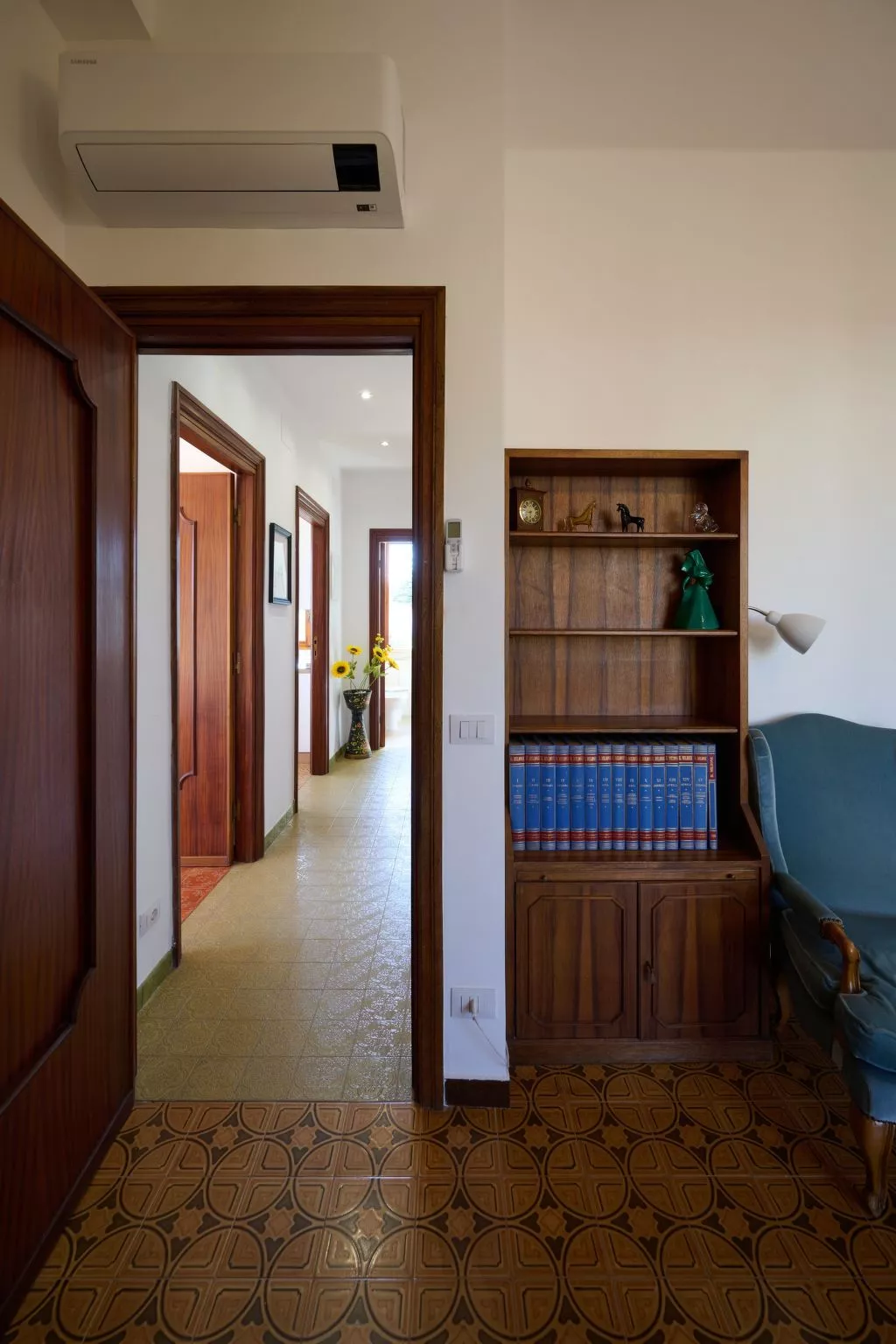 Villa Camilla Wohnung Terrasse-Drinnen