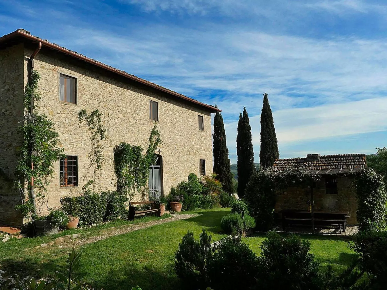 Erta Toskanisches Bauernhaus mit Pool-Outside