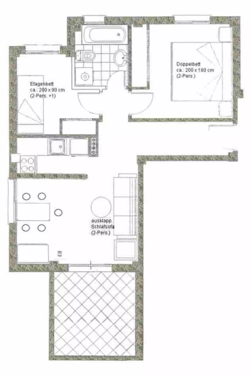 Appartement mit Blick auf das Wasser-Inside