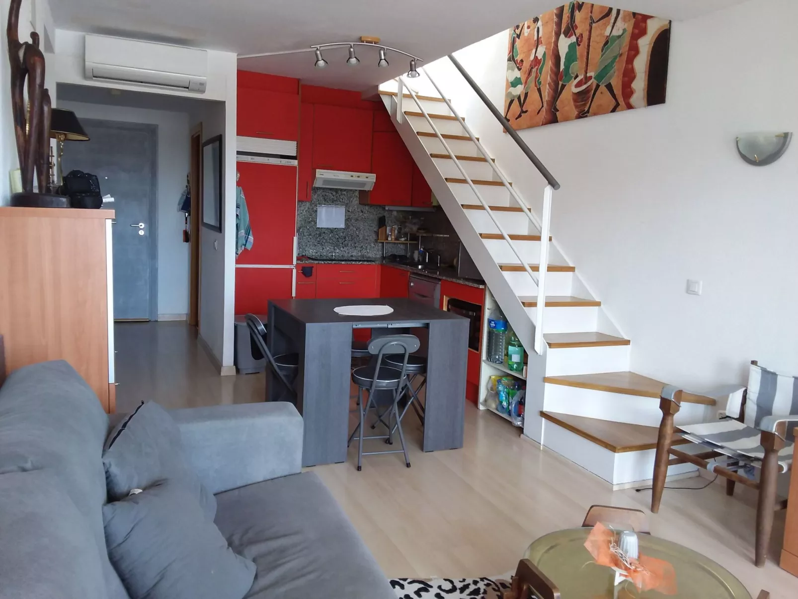 Appartement in Roses mit Grill, gemeinschaftlichem Pool und Terrasse-Dedans