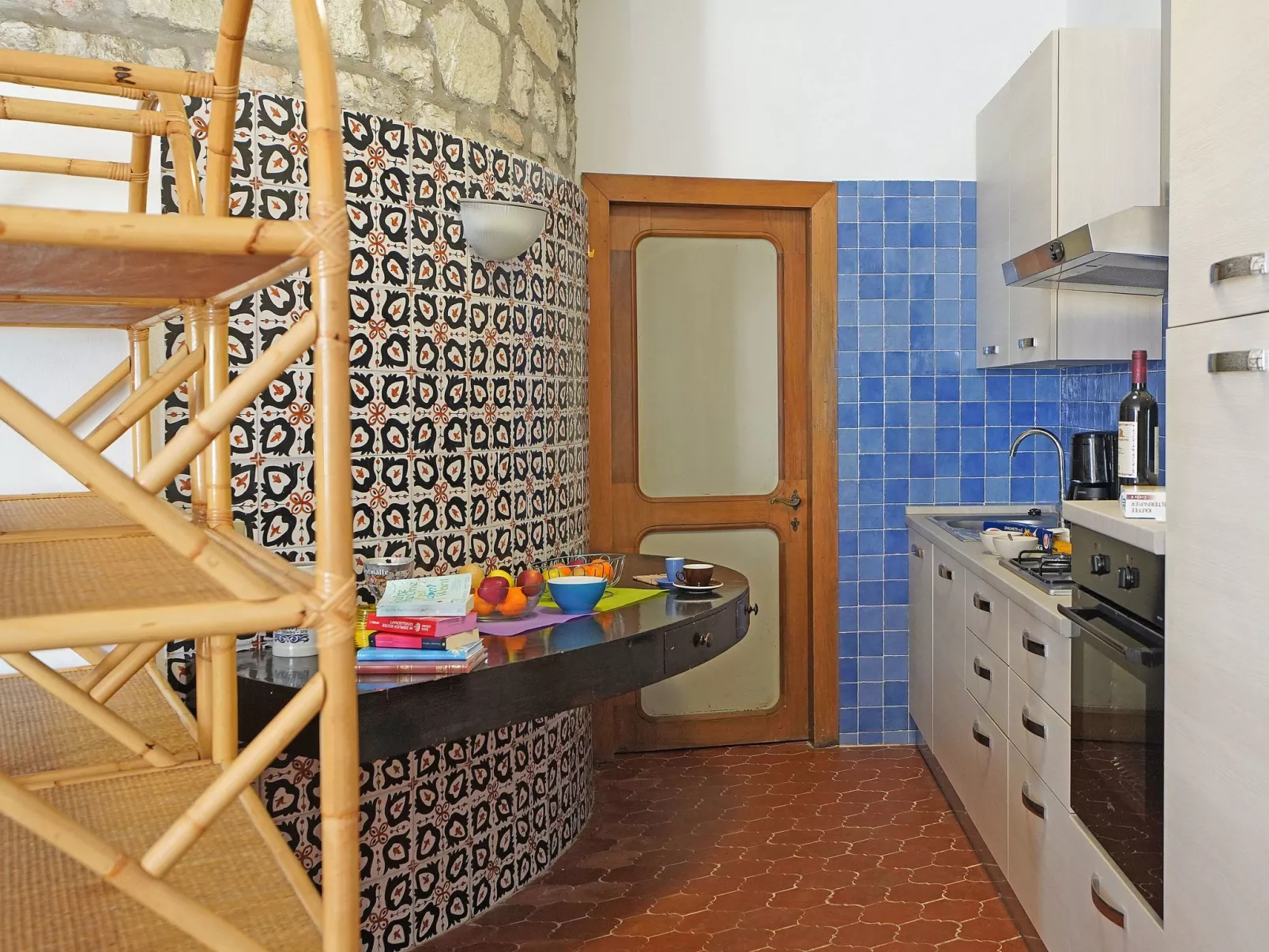 Appartement in Villaggio Sanghen mit Garten, Terrasse und gemeinsamem Pool-Inside