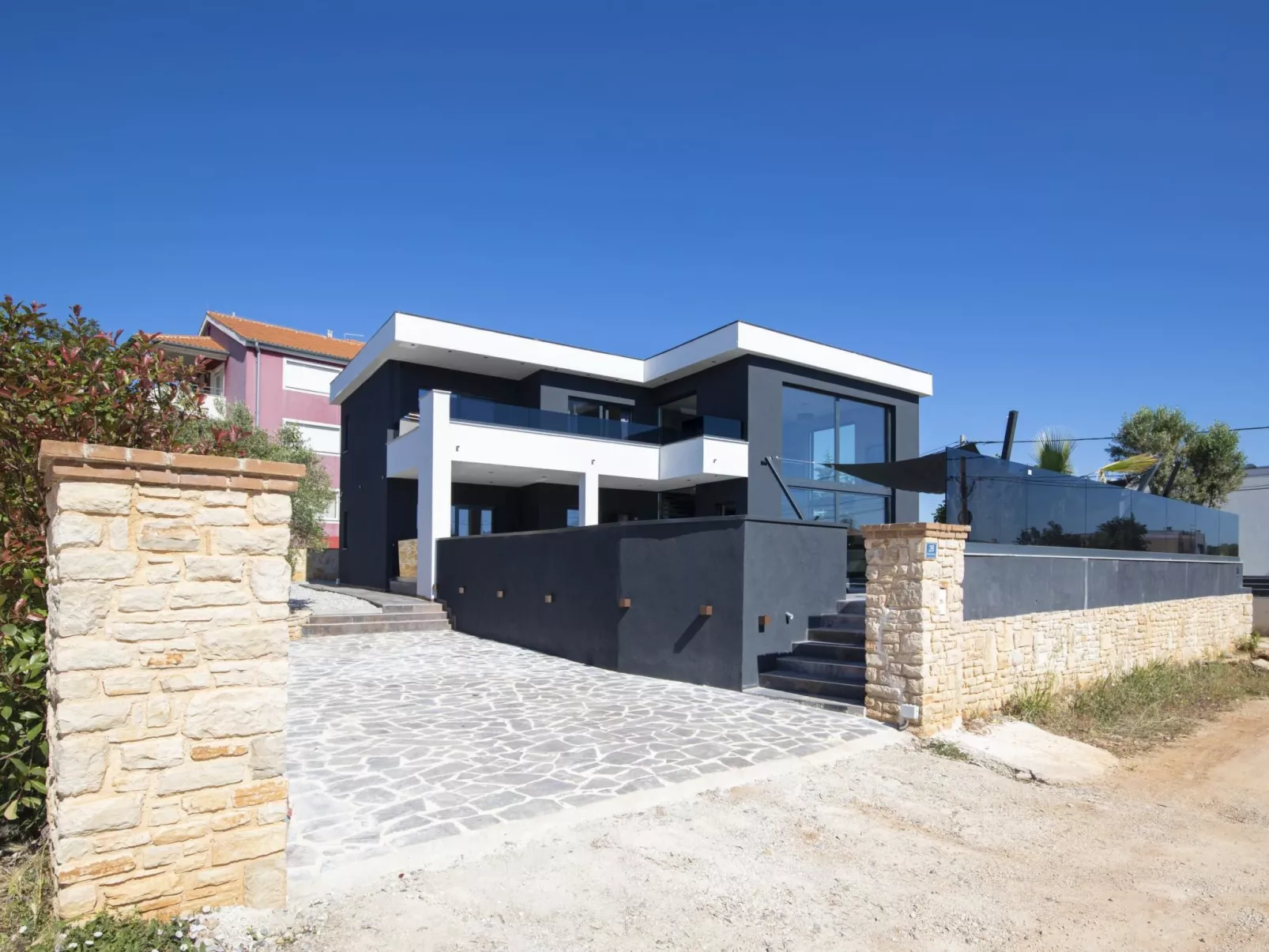 Villa Blick Istrien in der Nähe des Meeres-Dehors