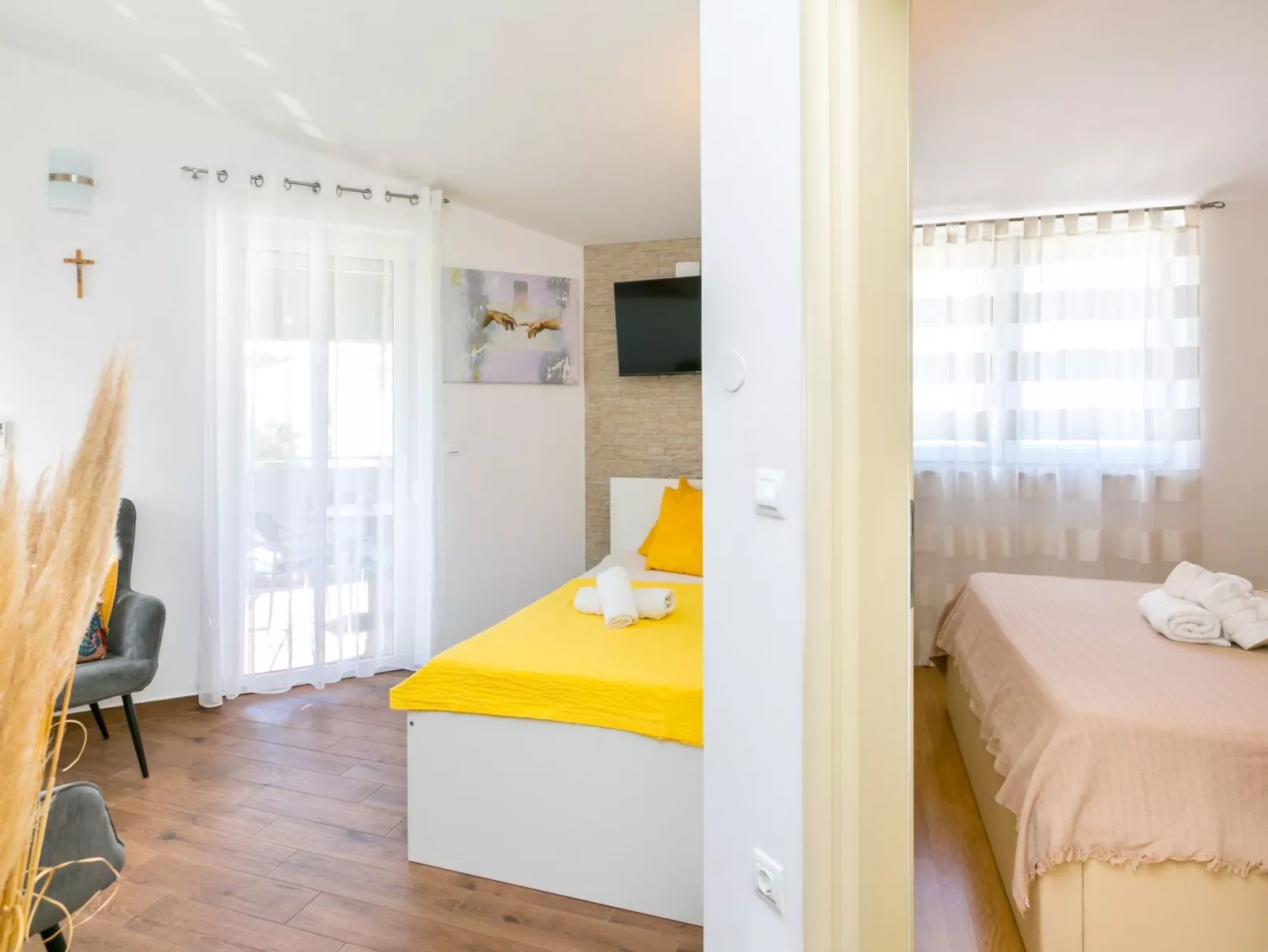 Für 3 Personen ca. 35 m&sup2; in Medulin, Istrien (Medulin und Umgebung)-Drinnen