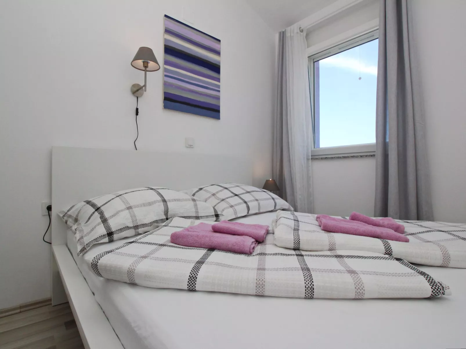 In Baška mit Eigenem Balkon-Dedans