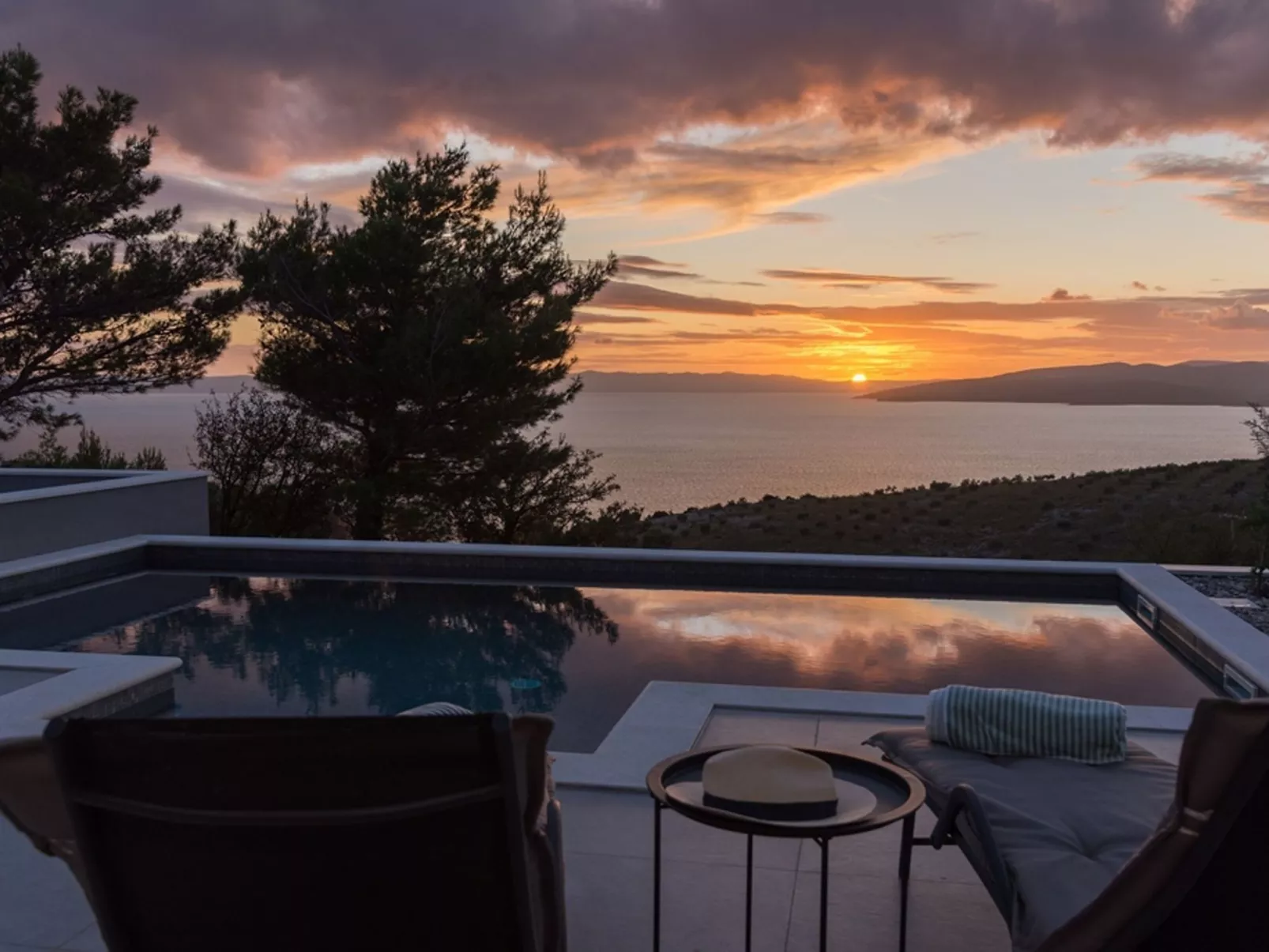 Villa Kuk mit beheiztem Pool-Dedans