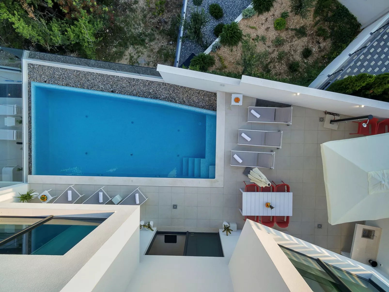 Schöne Villa Zvizdan mit Infinity-Pool-Outside