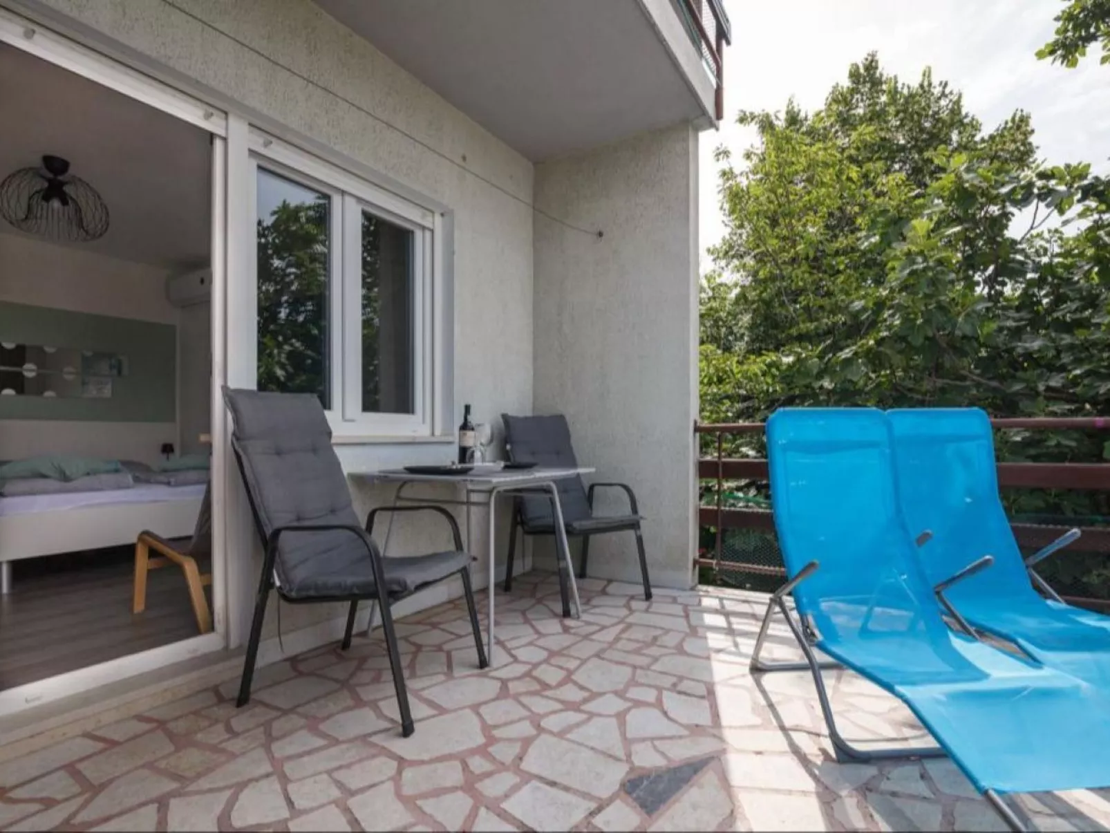 Charmante Wohnung in Crikvenica für 2 Personen-Dehors