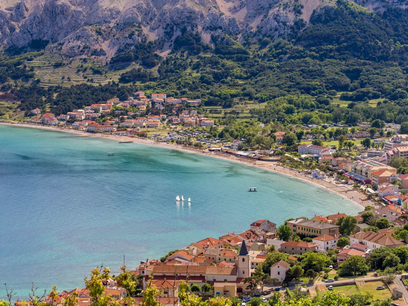 Wohnung in Baška mit Terrasse-Umgebung