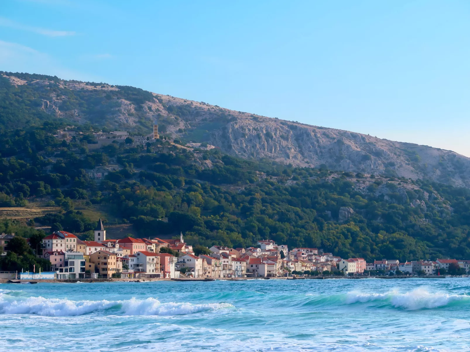 Wohnung in Baška mit Eigenem Balkon-Environnement