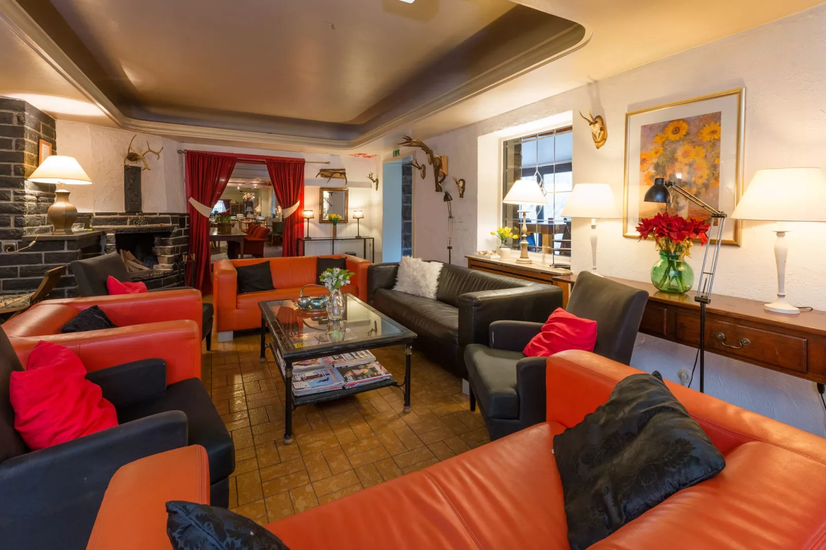 Landhaus  Lodge Winterberg-Wohnzimmer