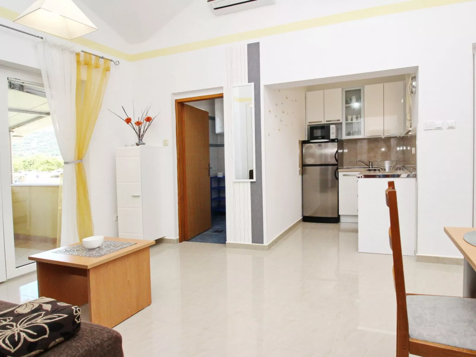 Appartement in Baška mit Eigenem Balkon-Dedans