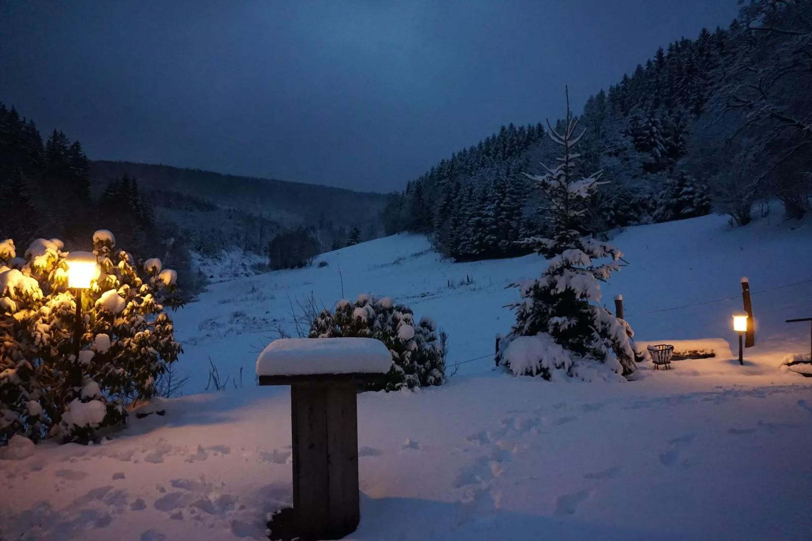 Landhaus  Lodge Winterberg-Garten Winter