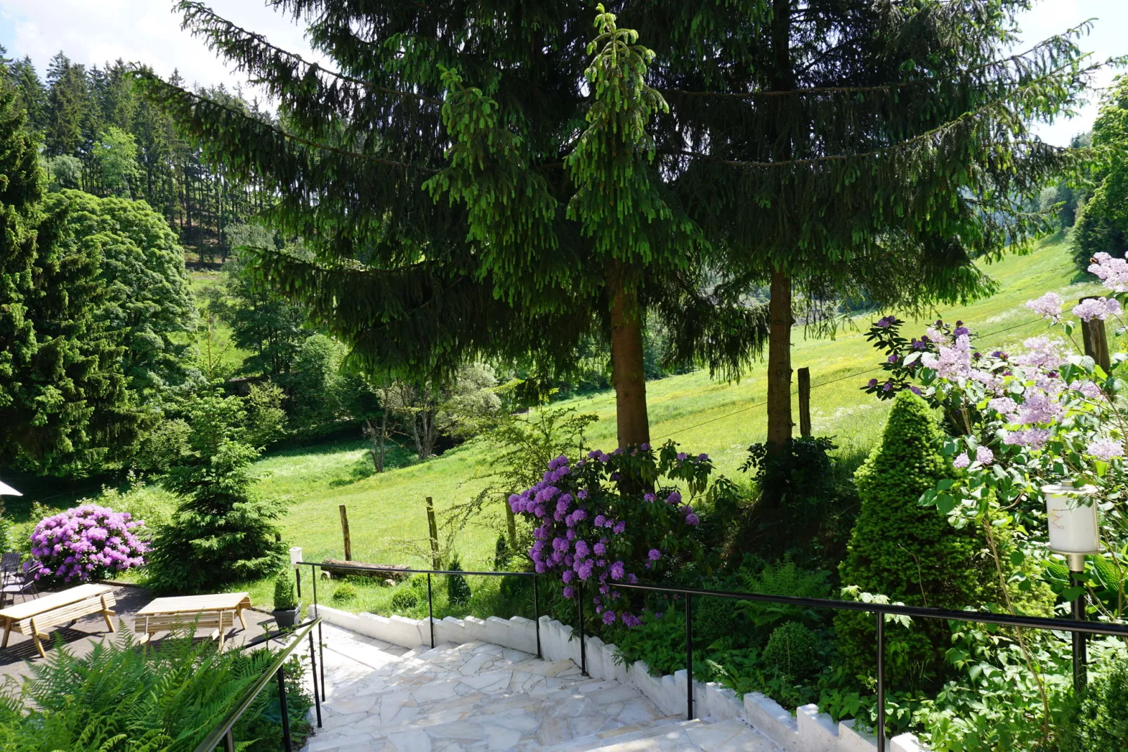 Landhaus  Lodge Winterberg-Gebiete Sommer 1 km