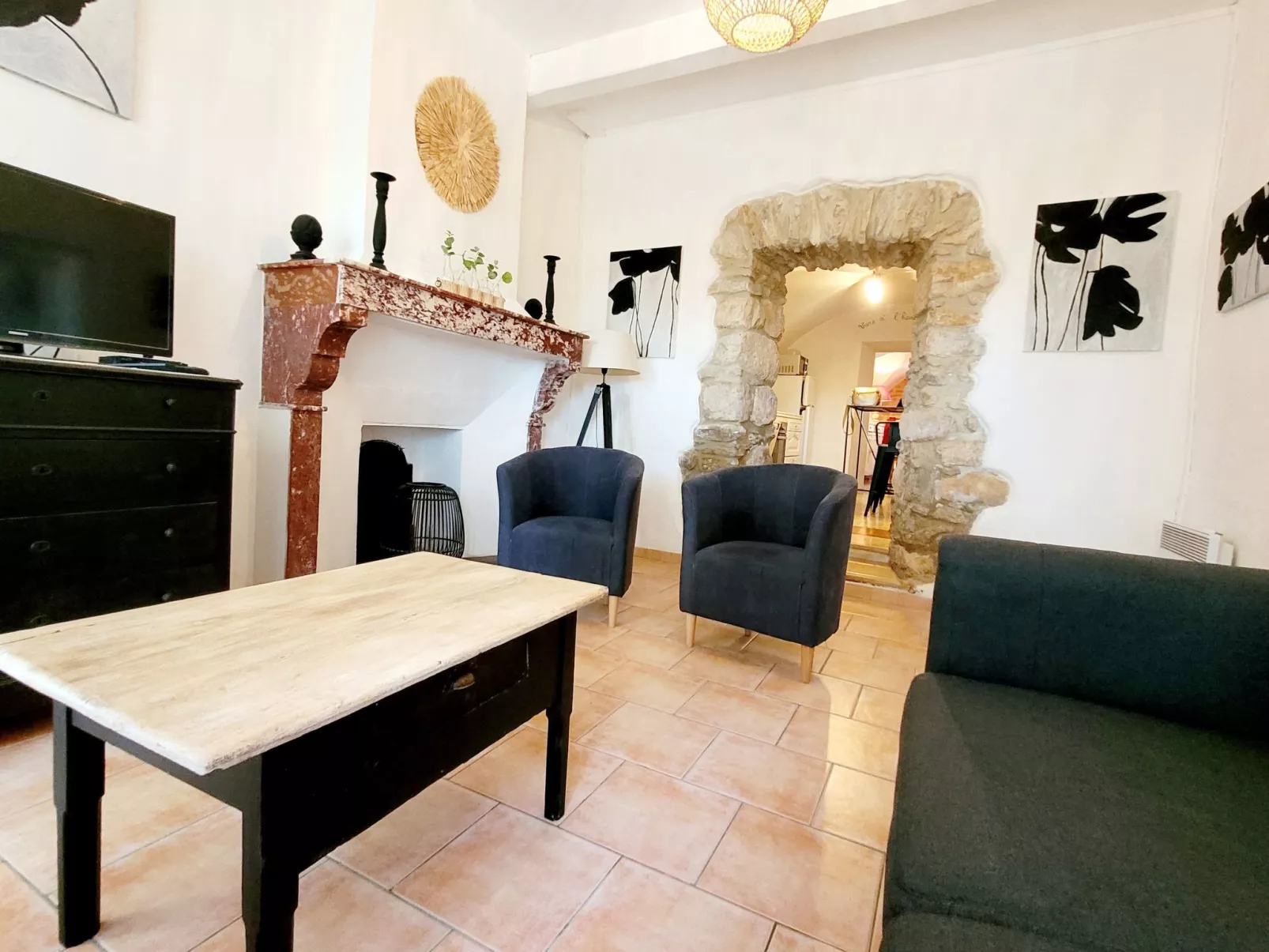 Angenehmes Ferienhaus für 5 Personen-Inside