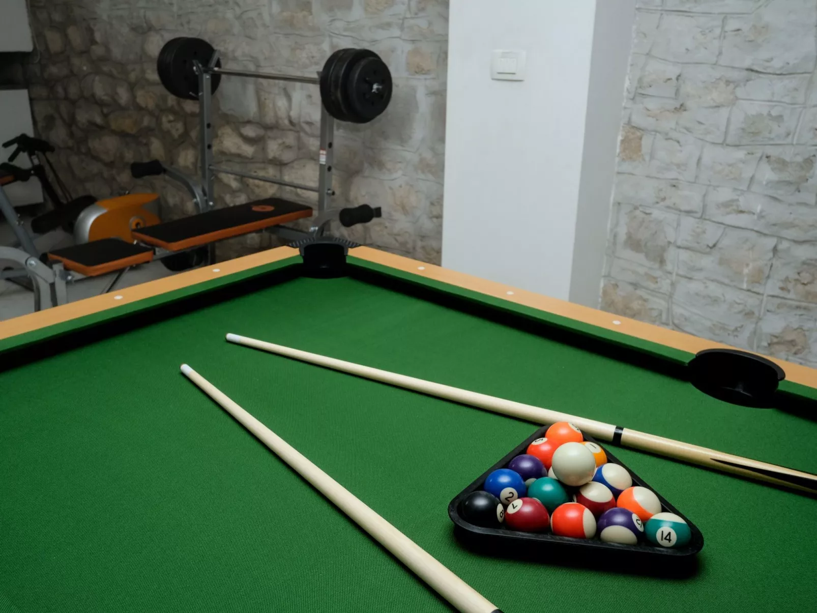 Mit Whirlpool-Drinnen