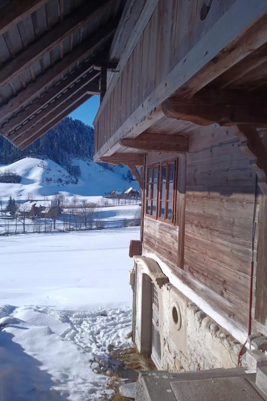 Antikes Ferienhaus-Dehors