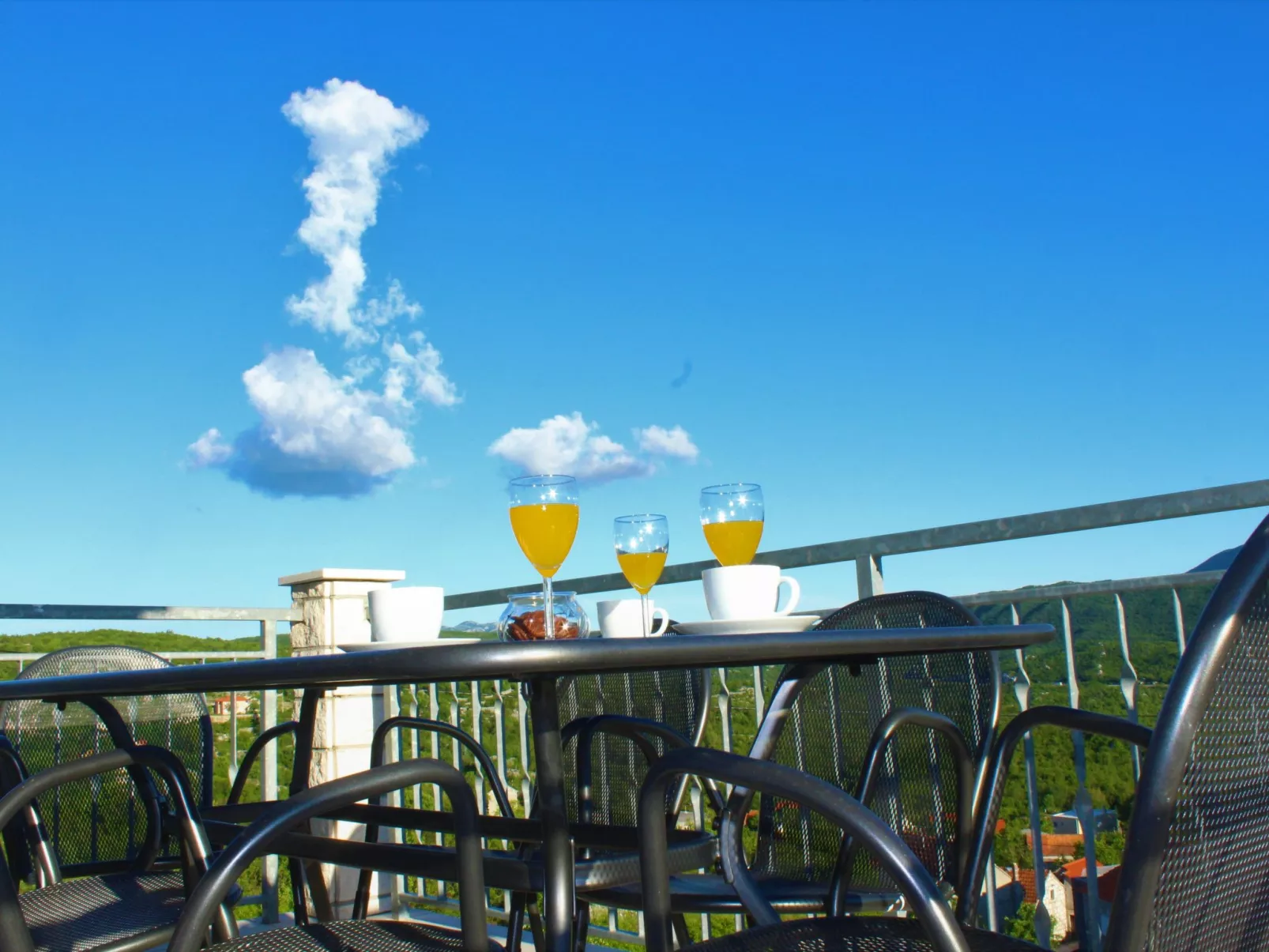 Mit privatem Pool-Outside