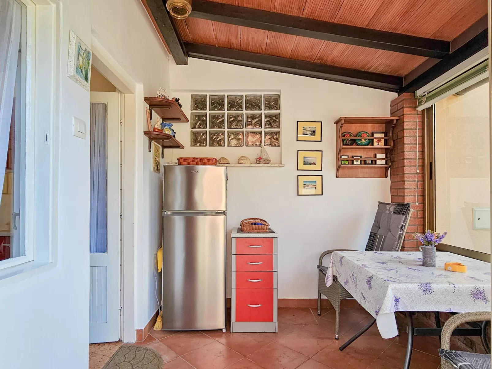 Für 2 Personen ca. 30 m&sup2; in Karigador, Istrien (Umag und Umgebung)-Drinnen