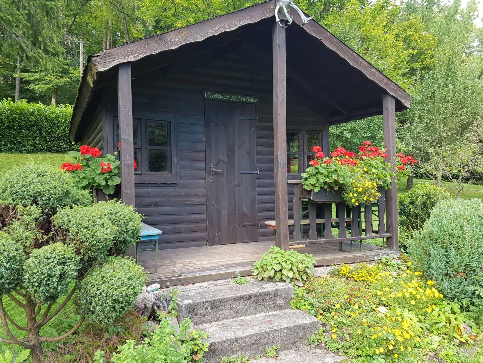 Ferienvilla mit eigener Sauna-Draußen