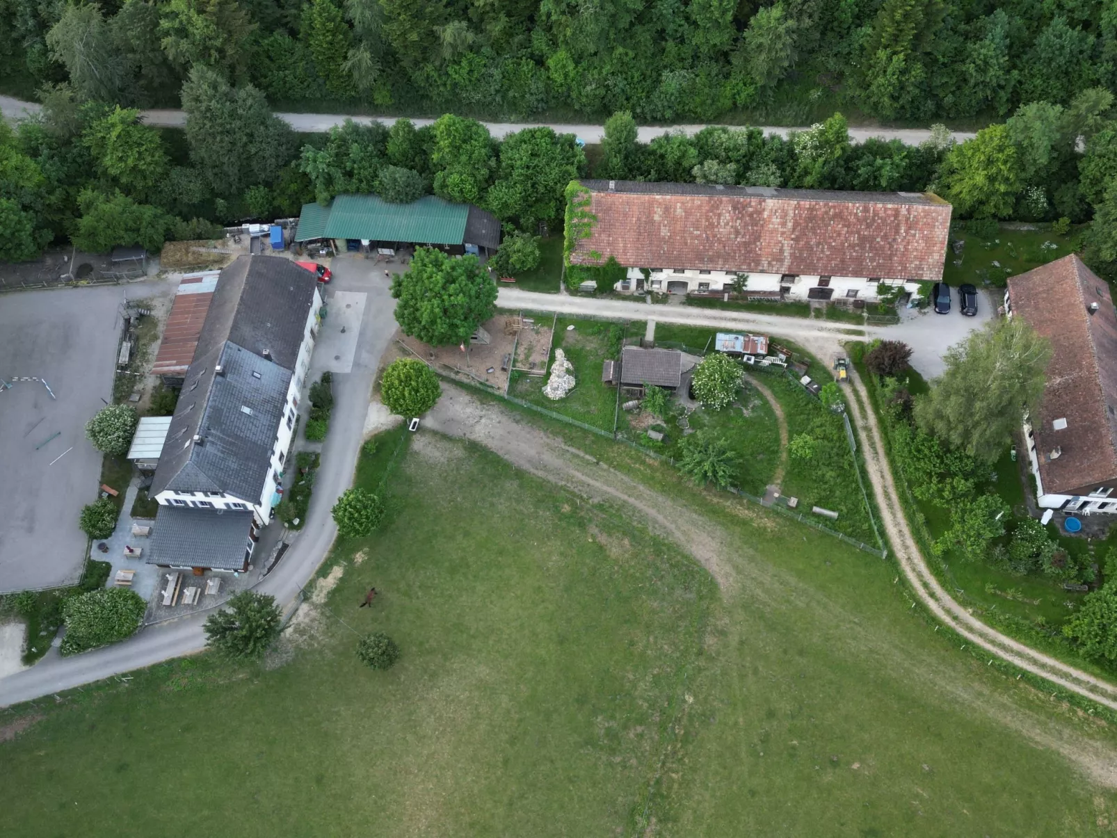 Leben "Im Herzen der Farm"-Draußen