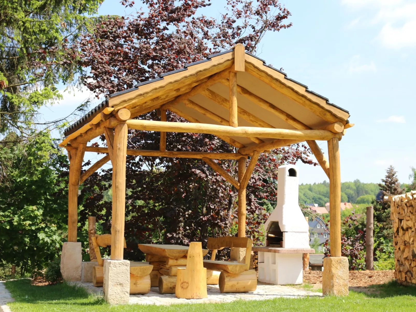Studio-Appartement mit Bergblick-Outside