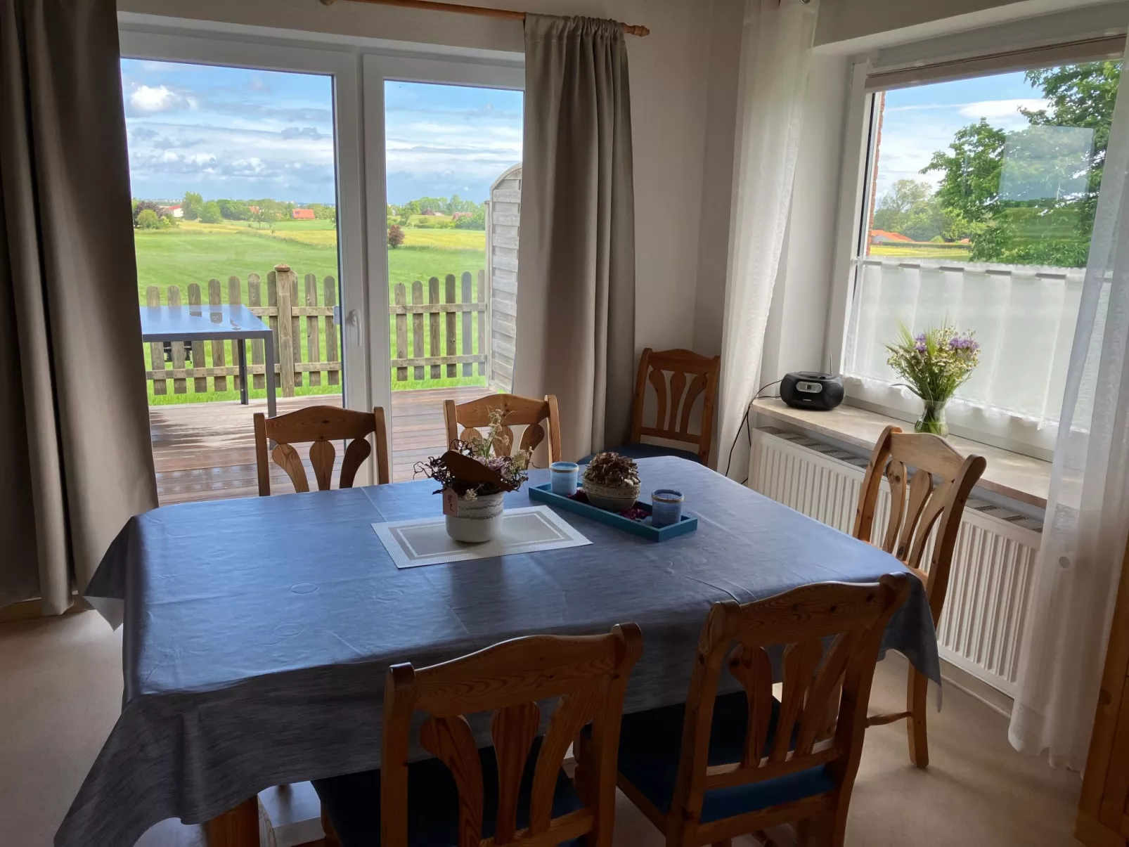 Haus mit Herz-Dedans