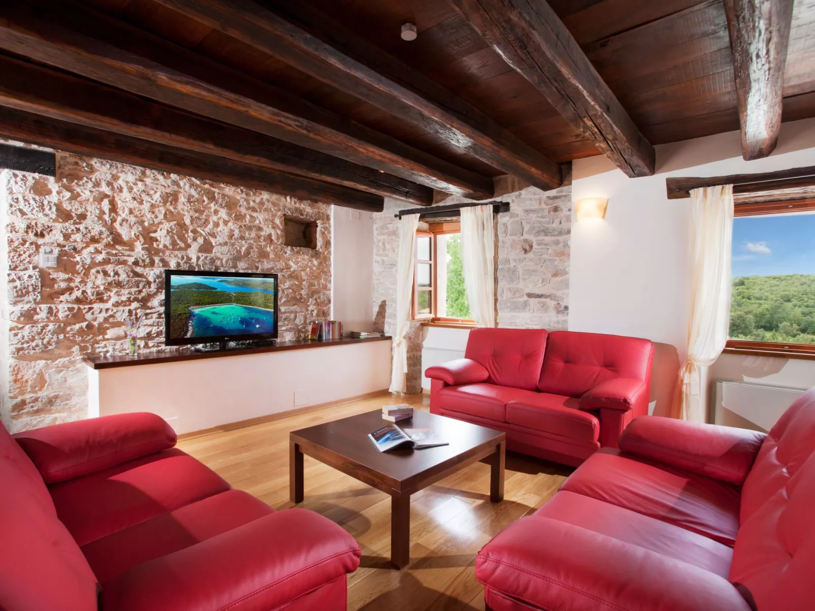 Villa Poropati, Groznjan, Istrien-Luxus Landgut mit 7 Schlafzimmern für bis zu-Drinnen