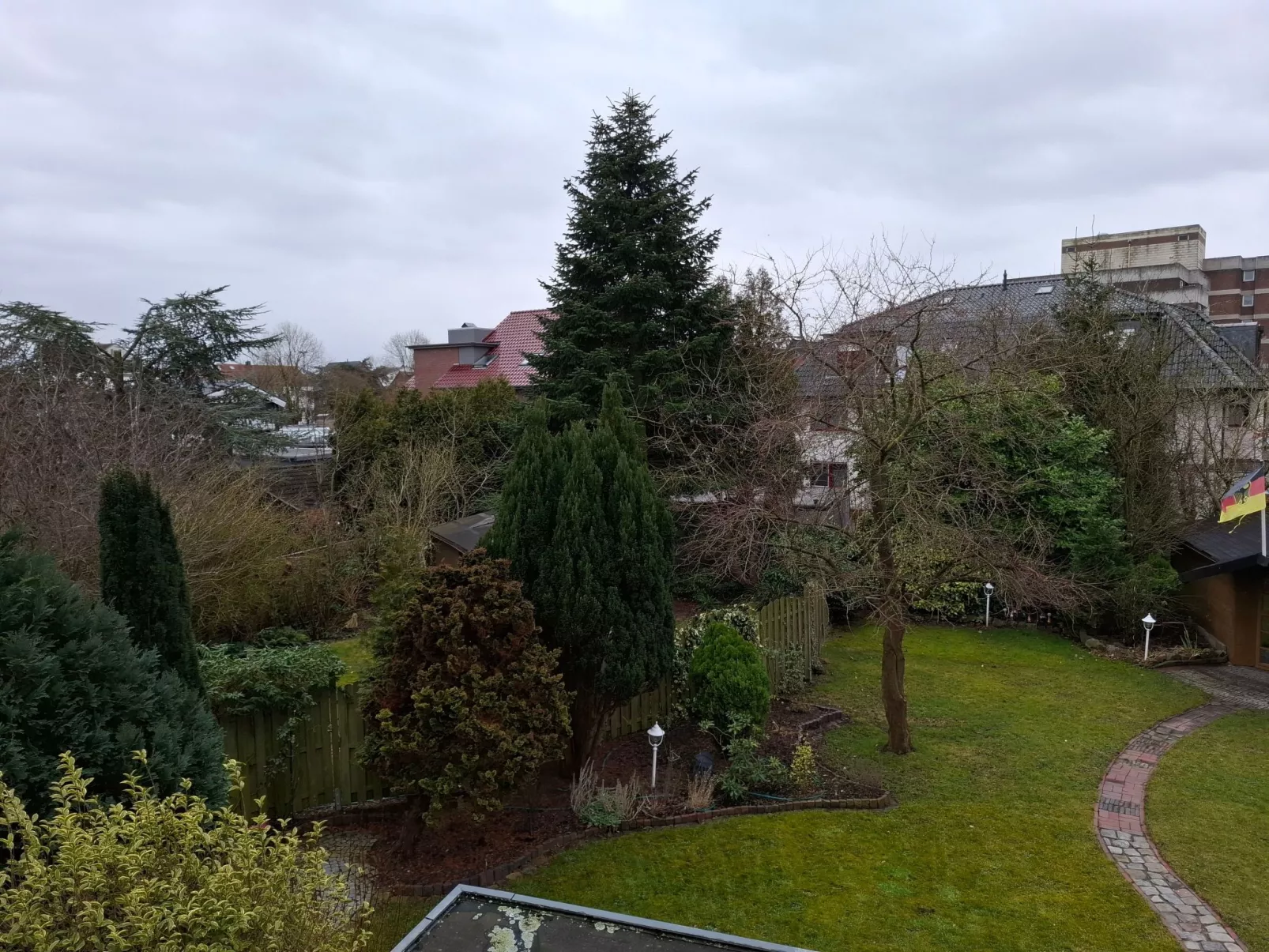 Private Ferienwohnung in Nordenham, großer Balkon-Draußen