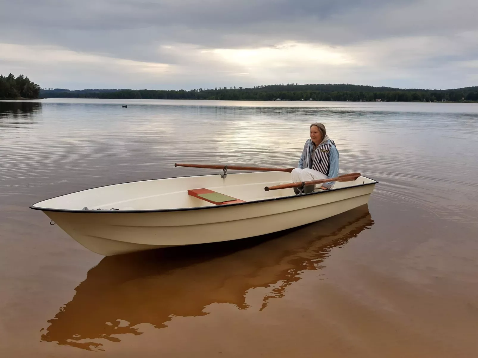 In Målilla Boote Sauna  See-Draußen