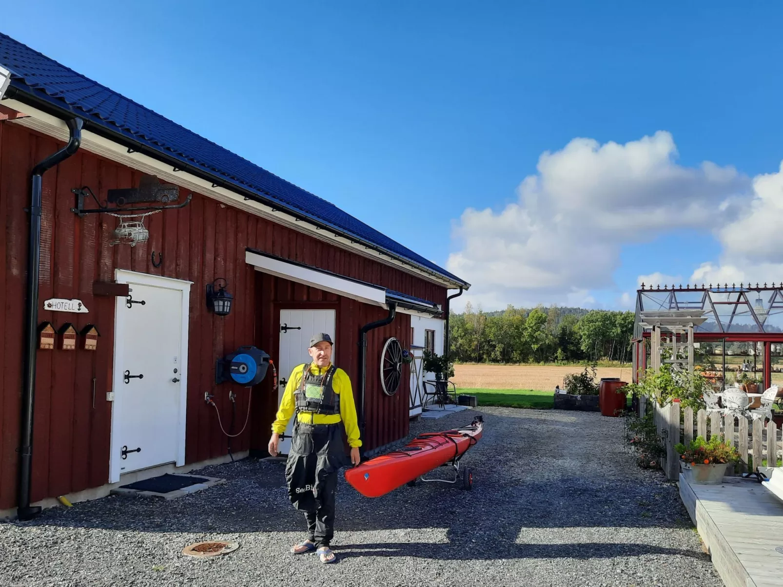 Bauernhaus-Wohnung bei Göta Älv in der Nähe von Göteborg - Outside