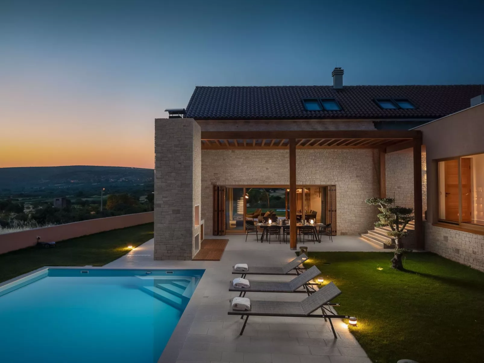 Villa Klang der Stille bei Sibenik-Draußen