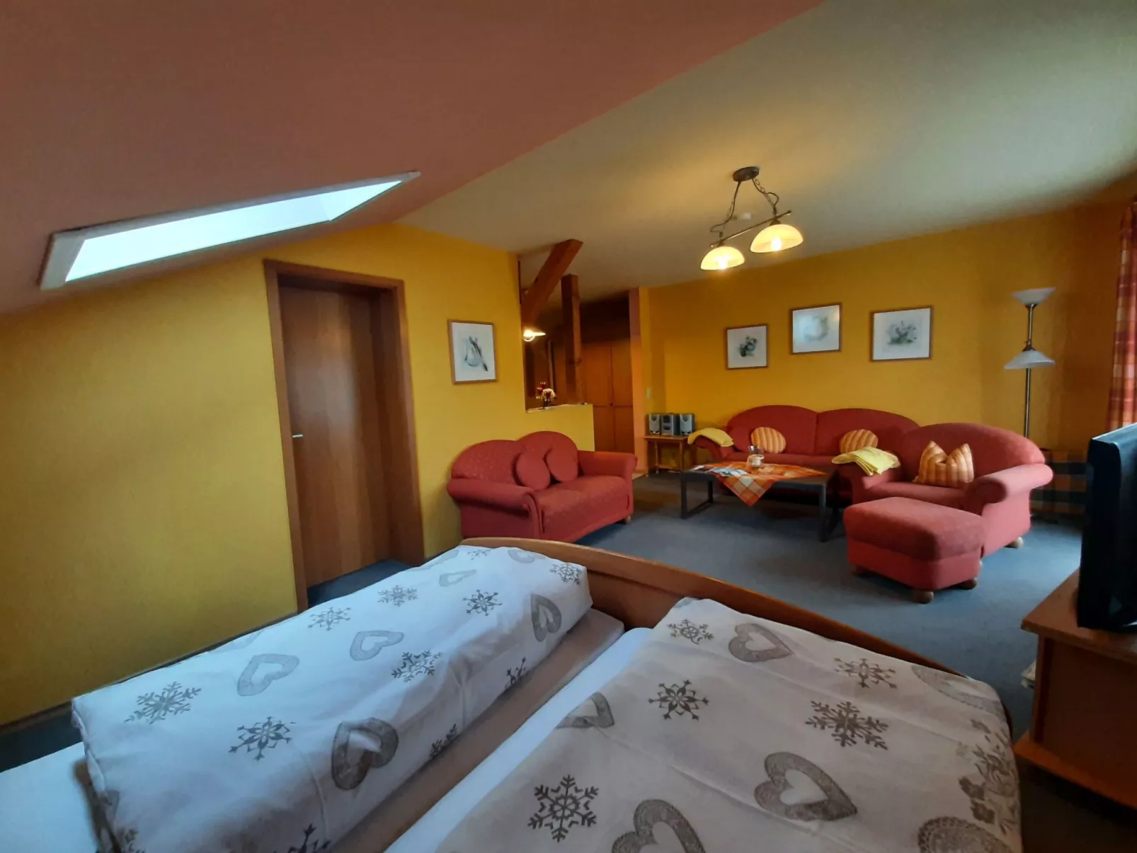 Abendrot in Bayerisch Eisenstein-Inside