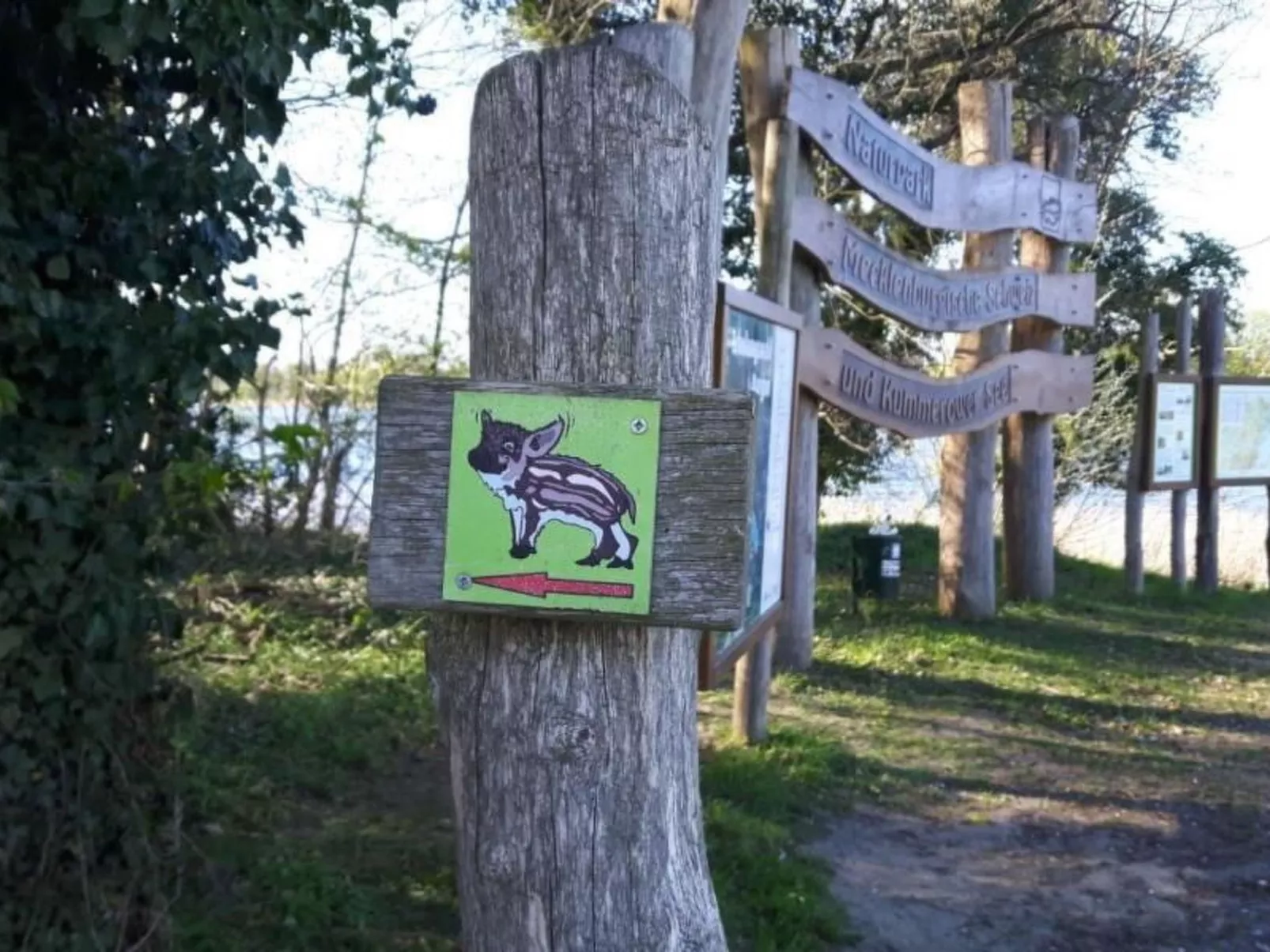 Ferienhaus Claire am Klostersee Urlaub mit Hund-Draußen