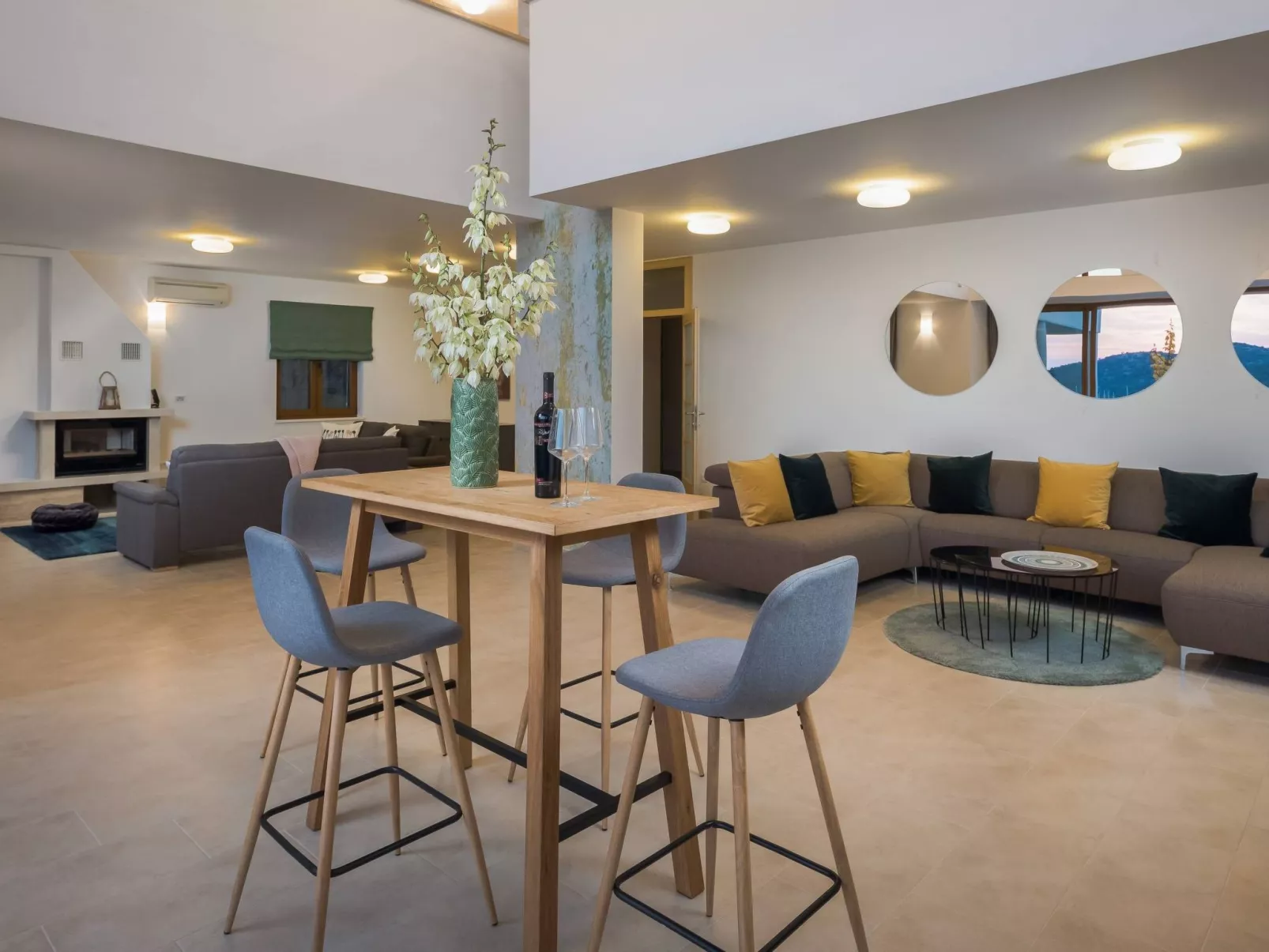 Luxusvilla Jasmin mit Privatpool-Drinnen