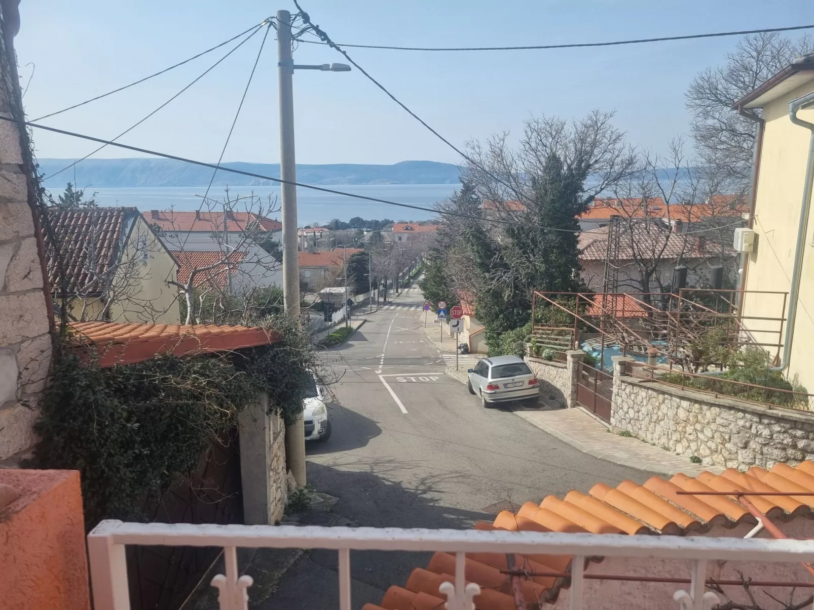 Wohnung für 3 Personen mit Terrasse-Draußen