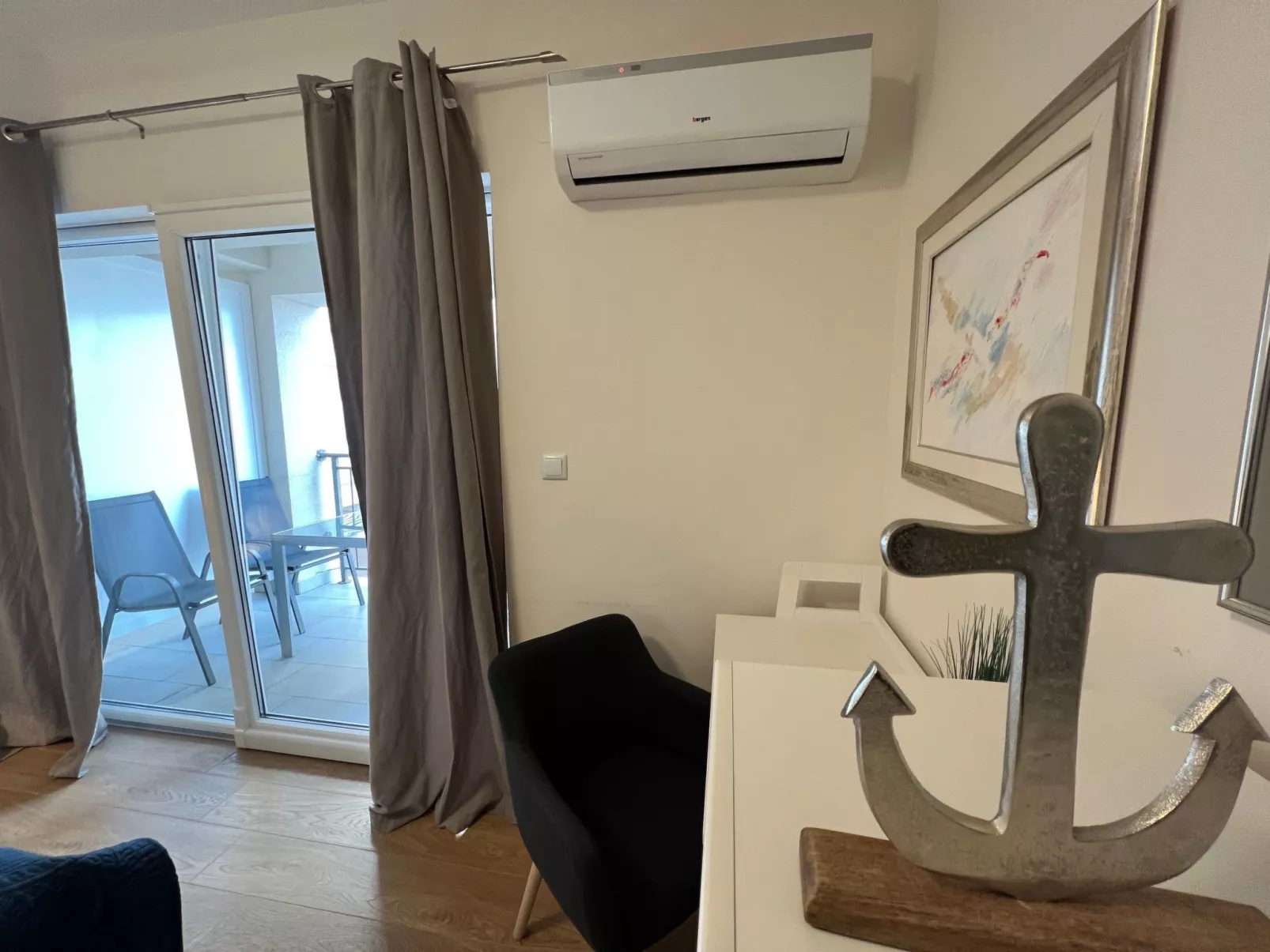 Studio-Wohnung am Meer Marina Mel-Drinnen