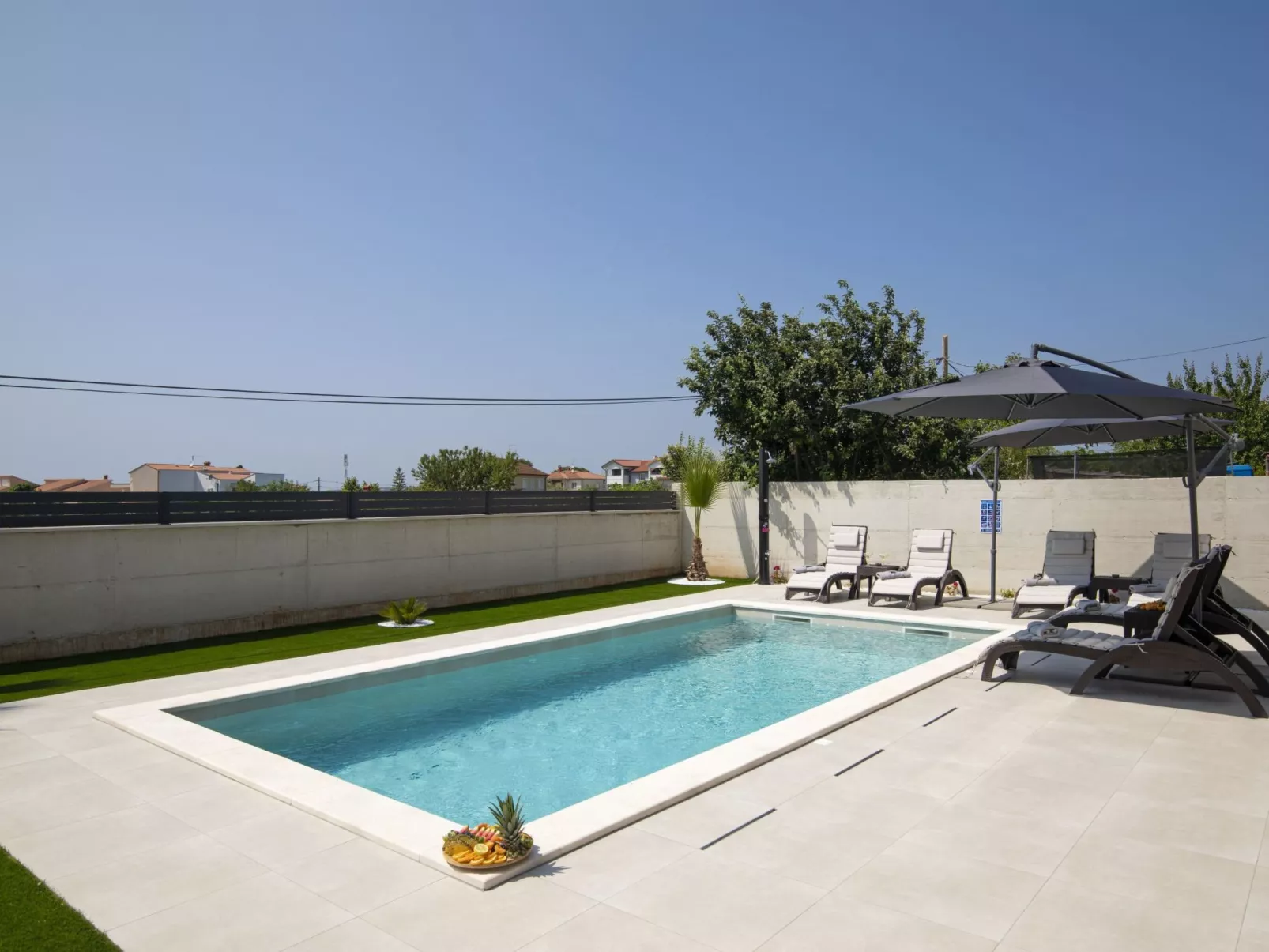 Villa del Sol bei Fažana mit privatem Pool-Draußen