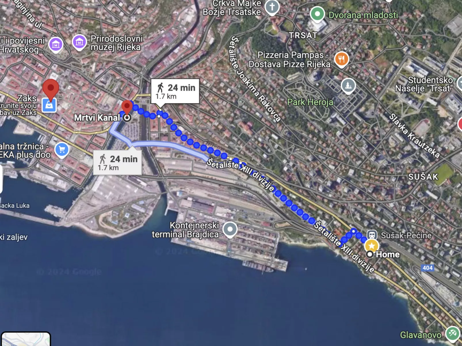 Wohnung Fiorino Rijeka, Kvarner Bucht-Dehors