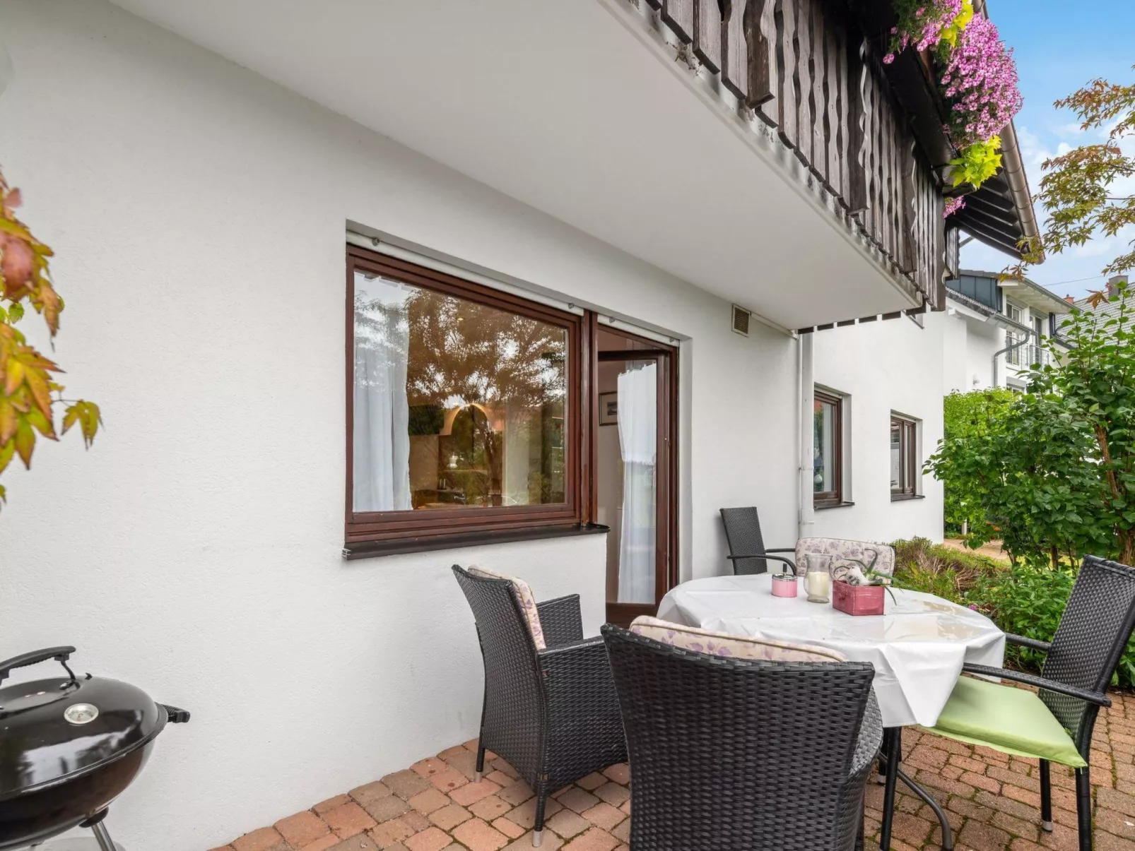 Appartement mit Garten in Schwärzenbach-Outside