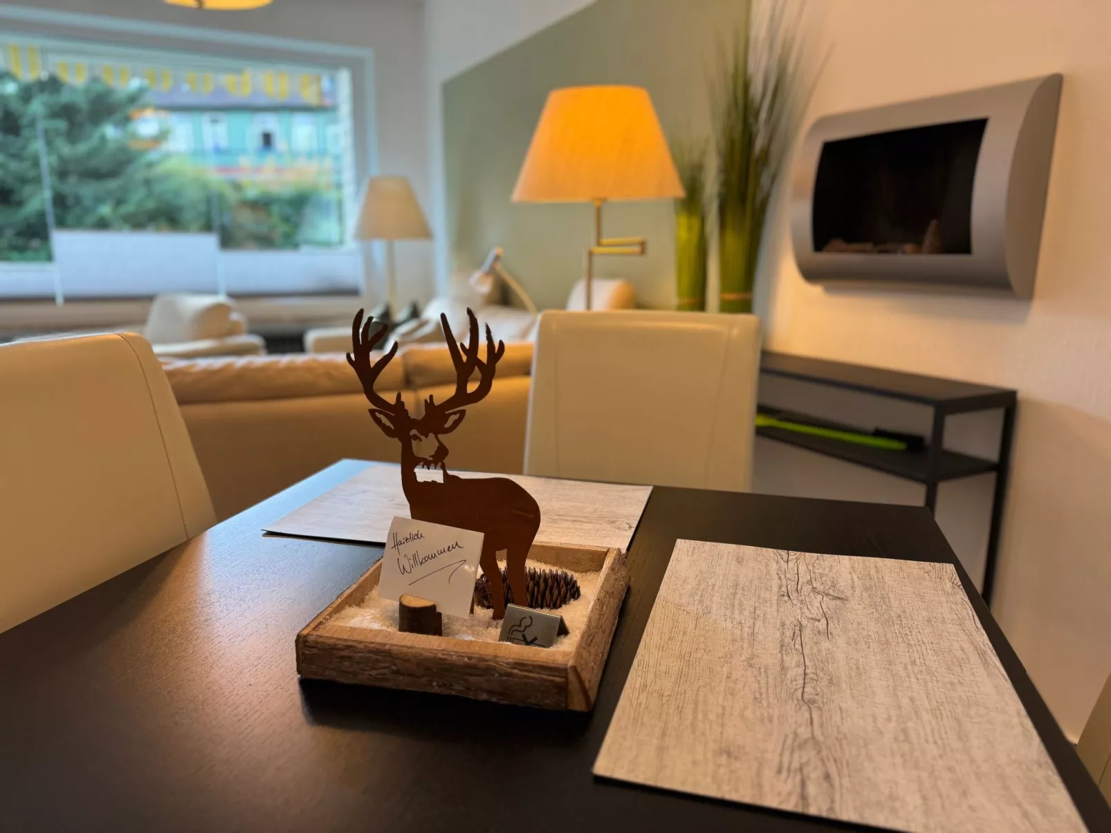 Ferienwohnung mit Infrarotwärmekabine-Drinnen