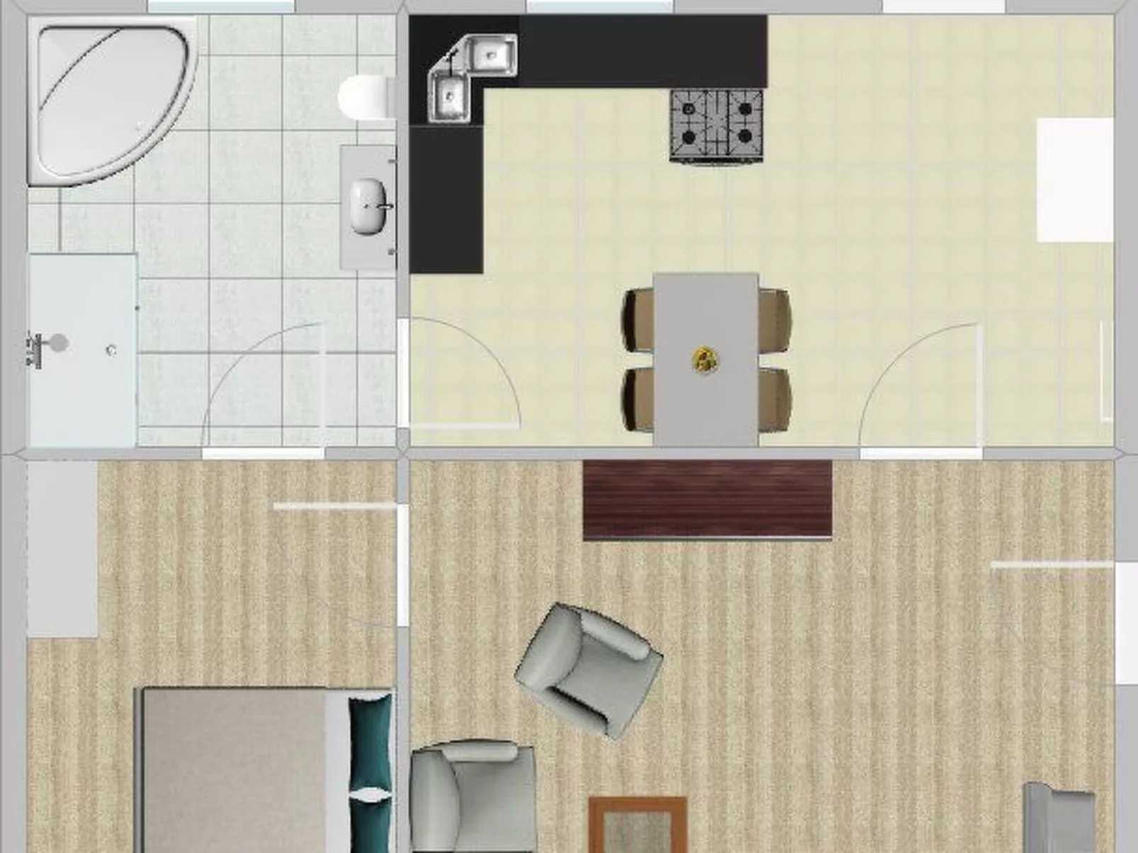 Herrenzimmer-Drinnen