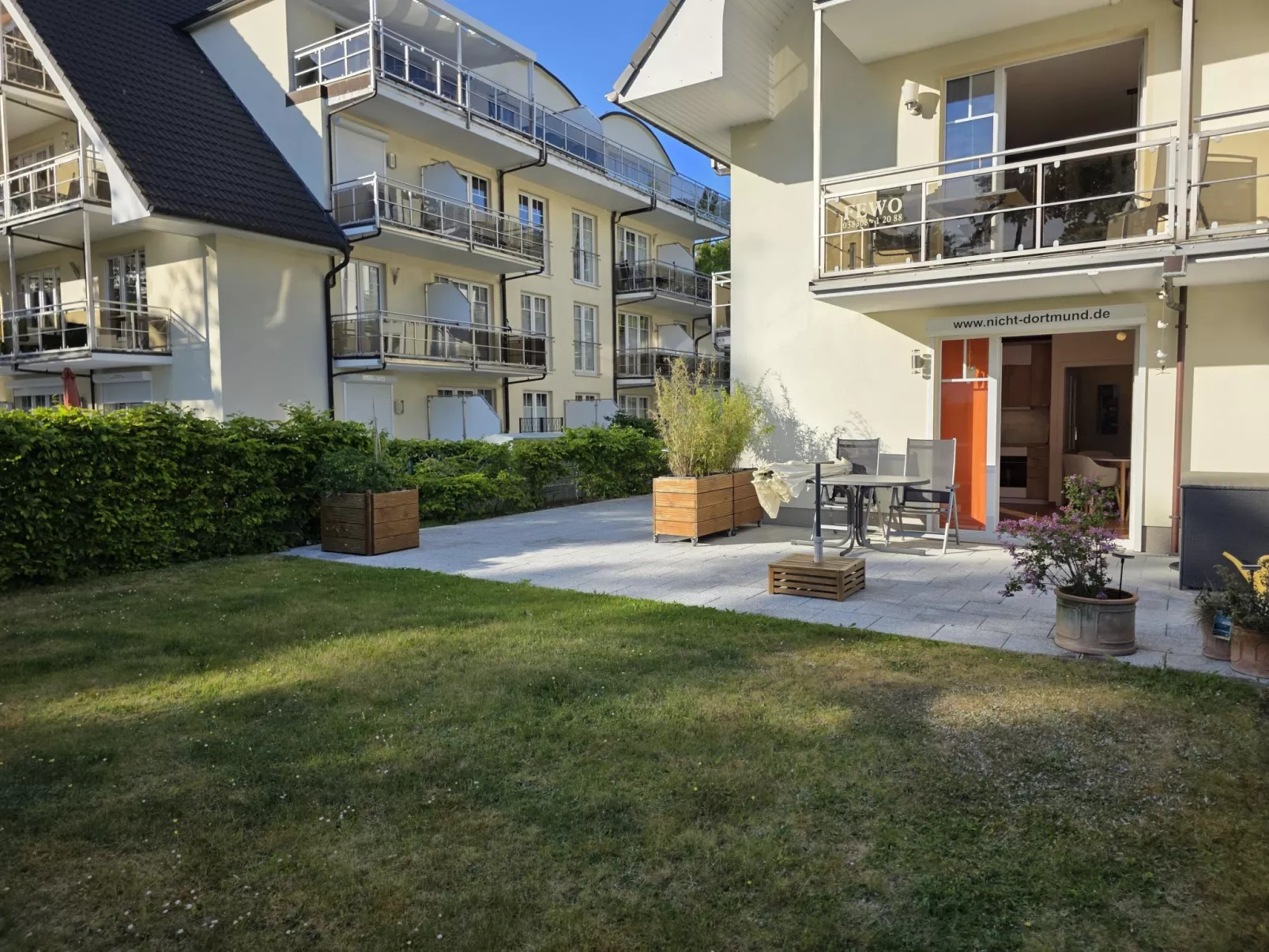 Appartement in Strandnähe-Dehors