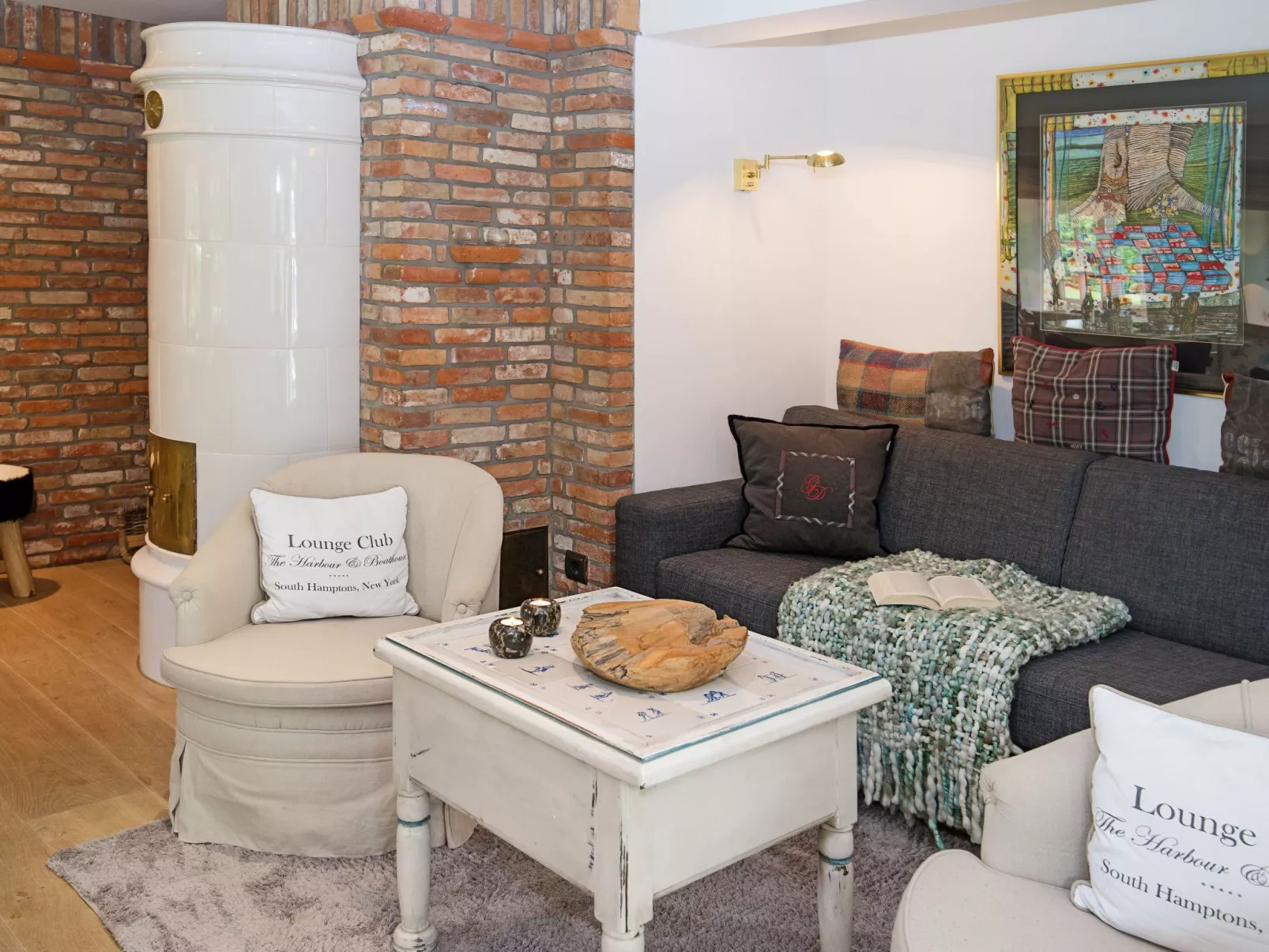 Luxuriöses Apartment in Reetdachhaus-Dedans