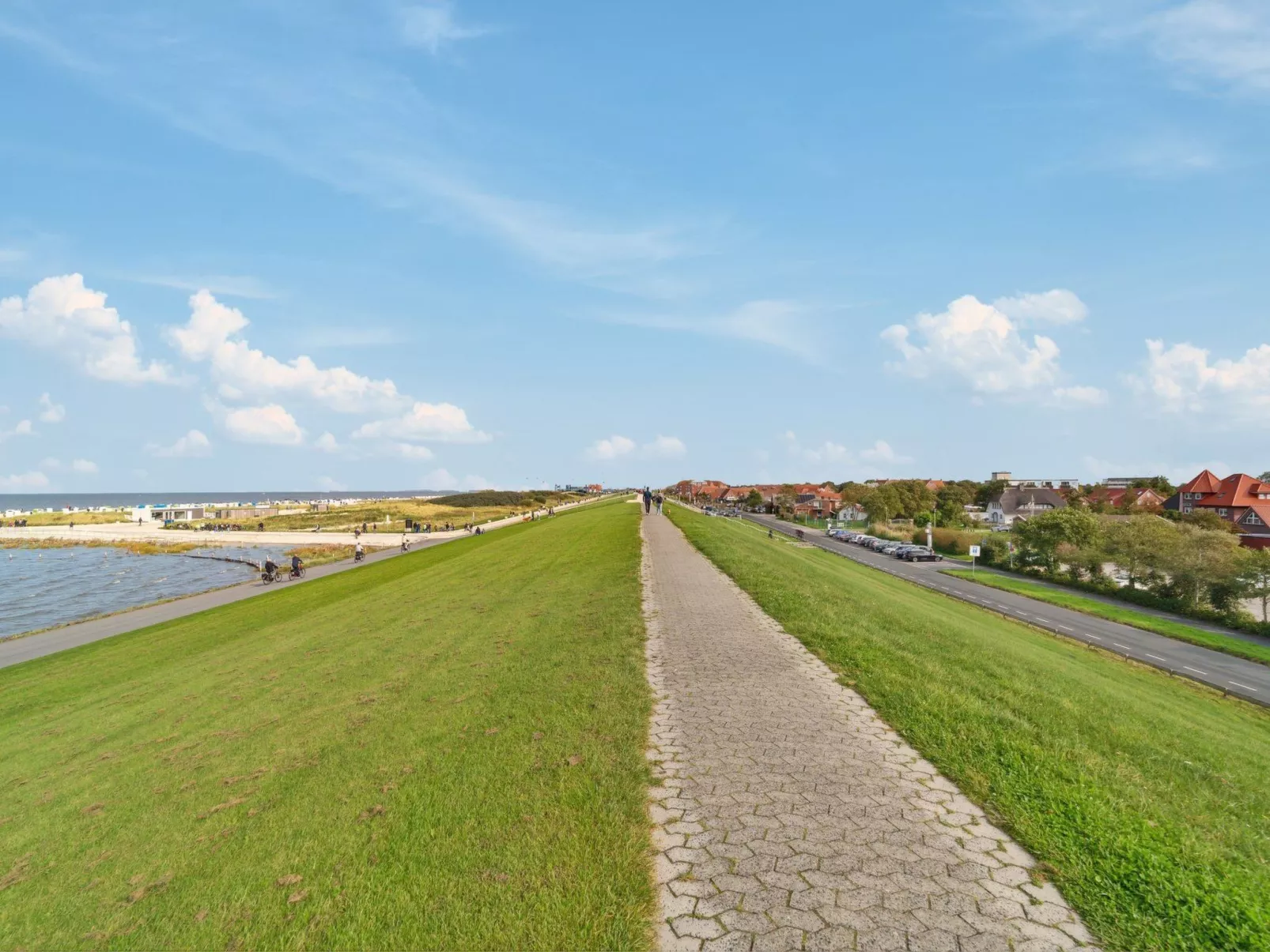 Wohnung in Norddeich direkt am Strand-Dehors