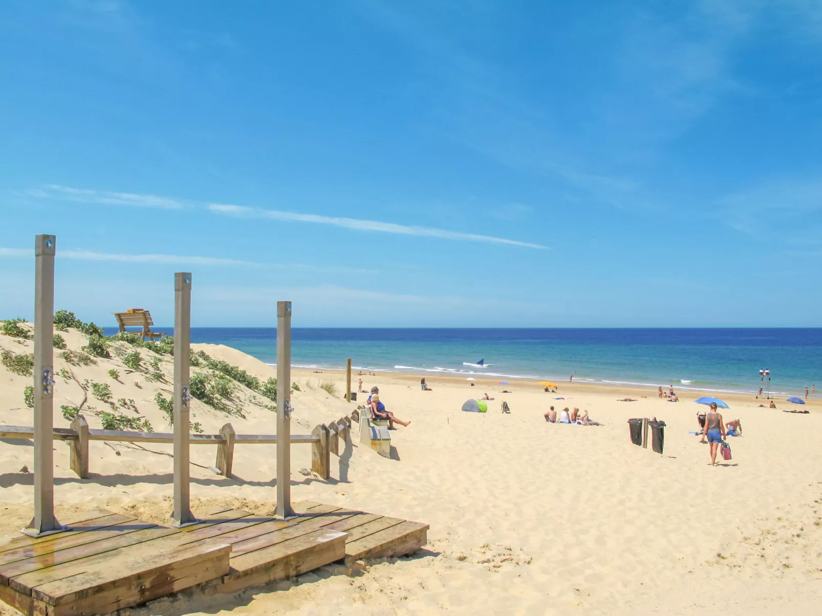 Haus am Meer, die Füße im Sand-Environnement