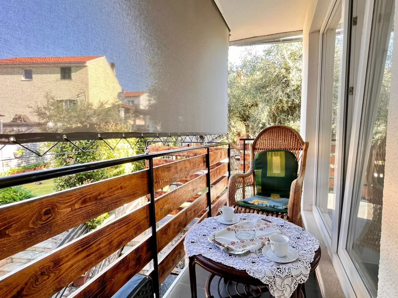 In Pula mit großem Dachbalkon.-Outside