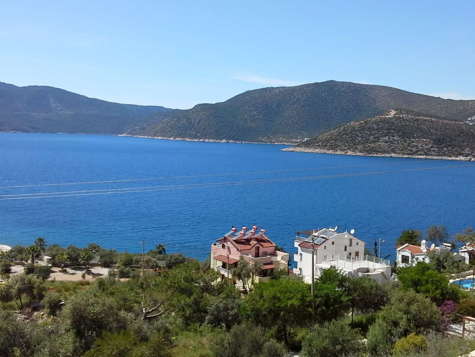 Ferienvilla Amare mit privatem Pool und Meerblick-Draußen